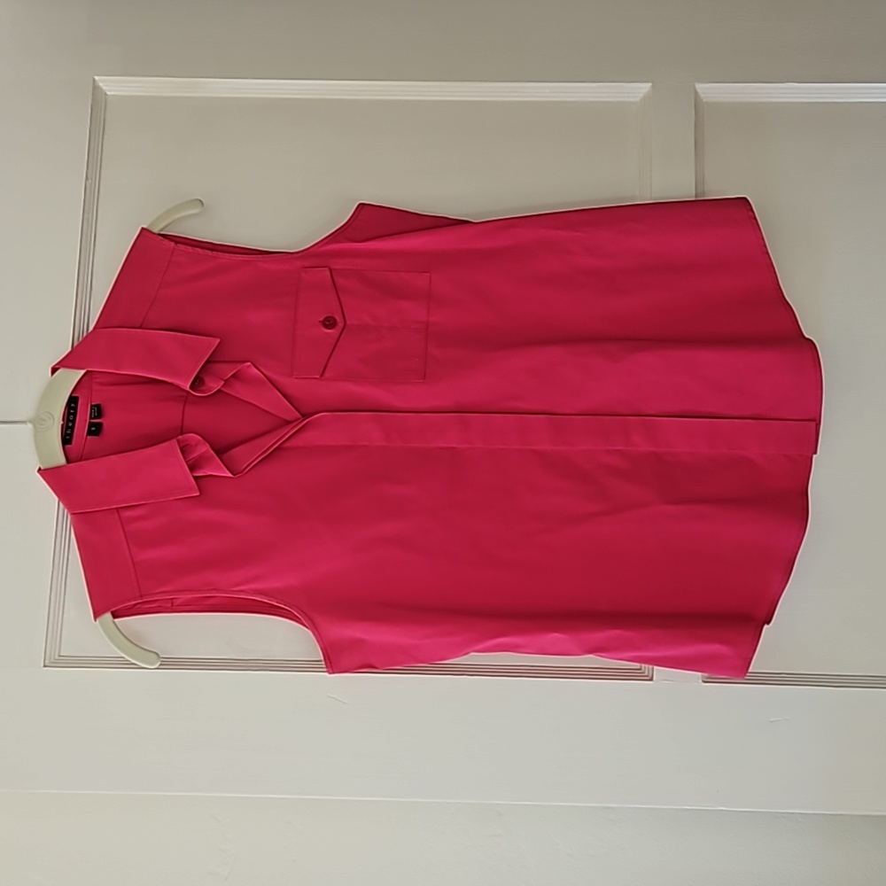 Theory Barbie Pink Buttondown Blouse